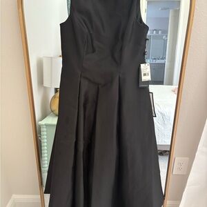 Adrianna Papell Black Sleeveless Maxi Dress